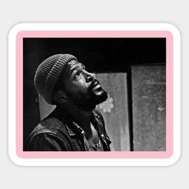 Marvin Gaye 2 Sticker by One Mic History Store